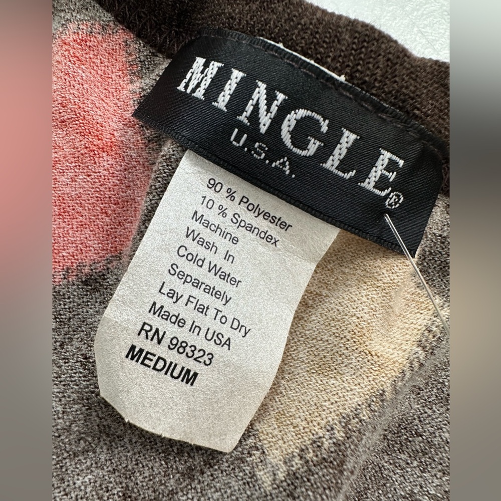 Argyle Patterned Dress - Multicolor - image 3